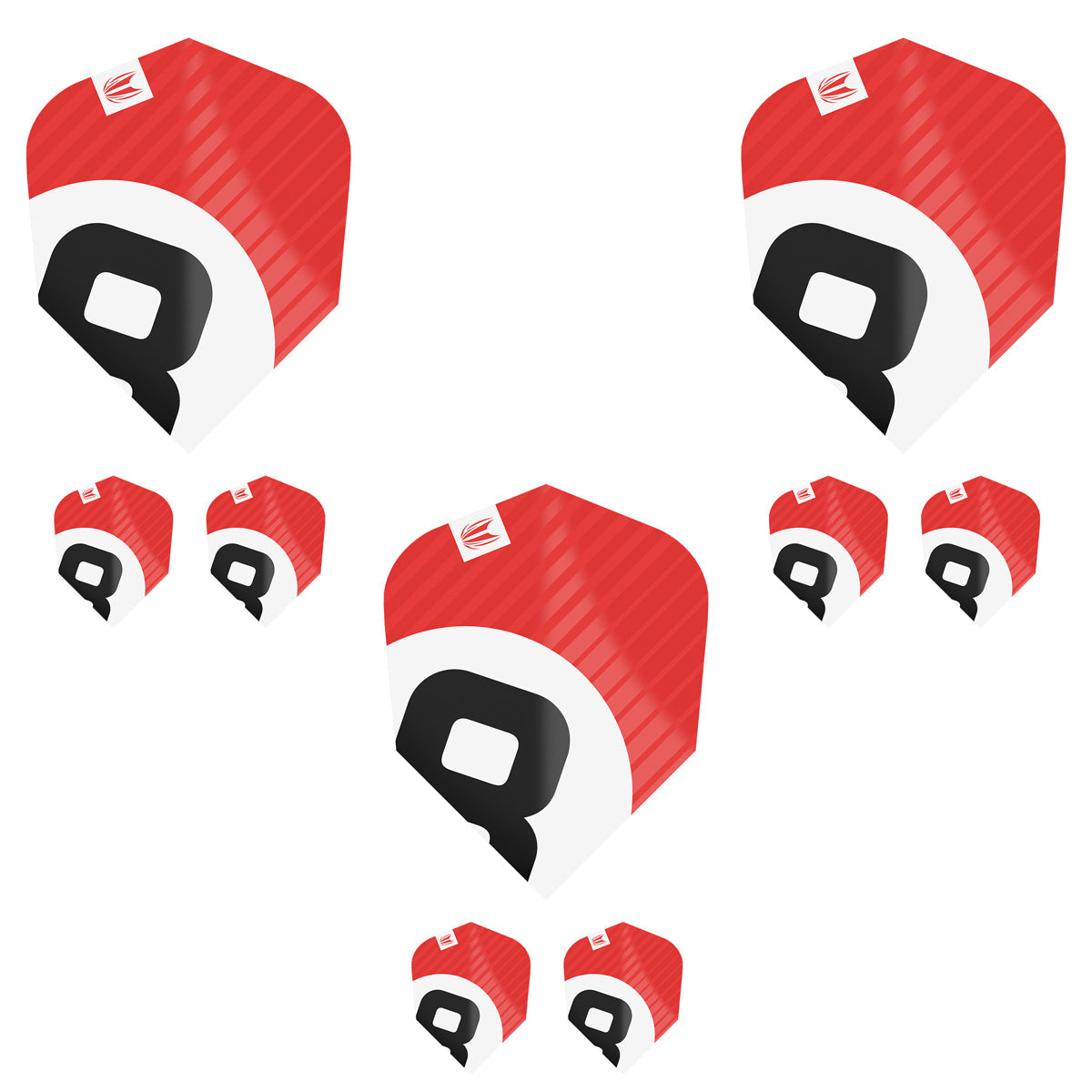 Chicane Pro.Ultra Red Ten-X Dart Flights by Target - view 2