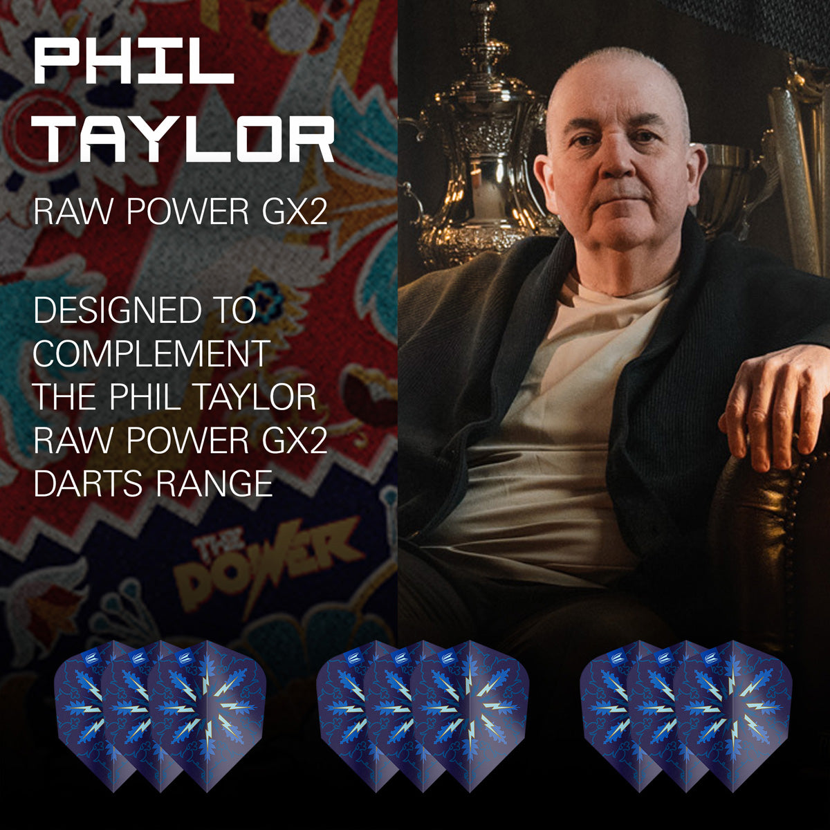 Target Phil Taylor Power Gx2 Pro Ultra Dart Flights - view 17