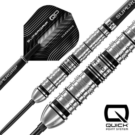 Harrows Supergrip Tapered 90% Tungsten QP Steel Tip Darts - view 3