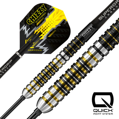 Harrows Dave Chisnall Chizzy Series 1 90% Tungsten QP Steel Tip Darts - view 3