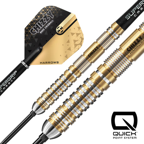Harrows Dave Chisnall Chizzy Series 2 90% Tungsten QP Steel Tip Darts - view 3