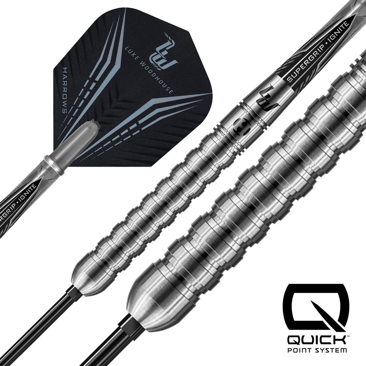 Harrows Luke Woodhouse Series 1 90% Tungsten QP Steel Tip Darts - view 3