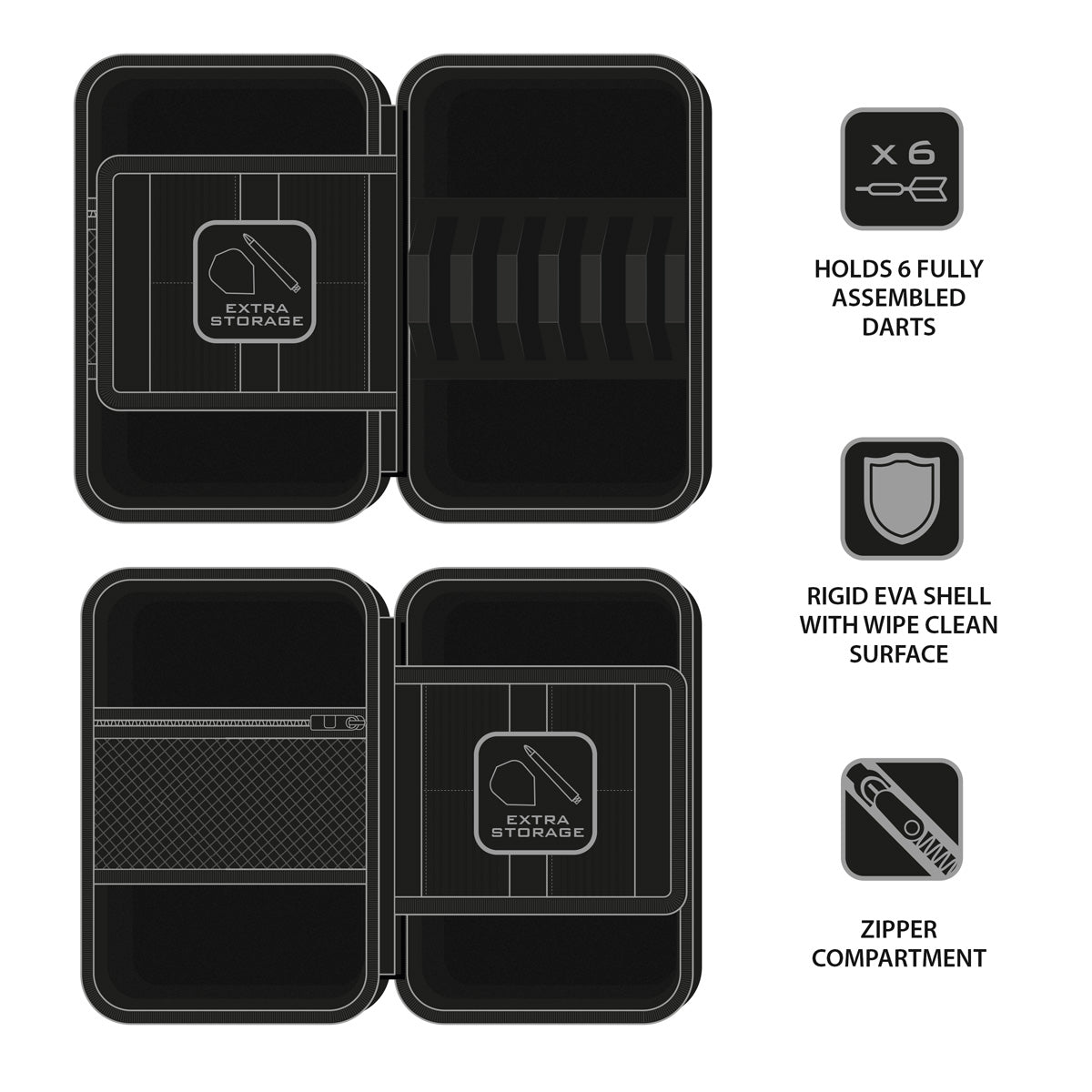 Harrows Ryan Searle Pro 6 Dart Case - view 3