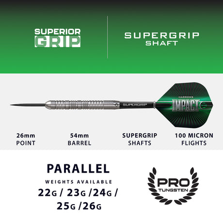 Harrows Impact Tungsten Steel Tip Darts - view 3