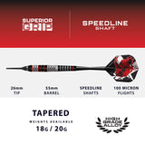 Harrows Heavy Metal Stainless Steel Soft Tip Darts - view 3