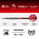 Harrows Damon Heta Series 4 90% Tungsten Soft Tip Darts - view 3