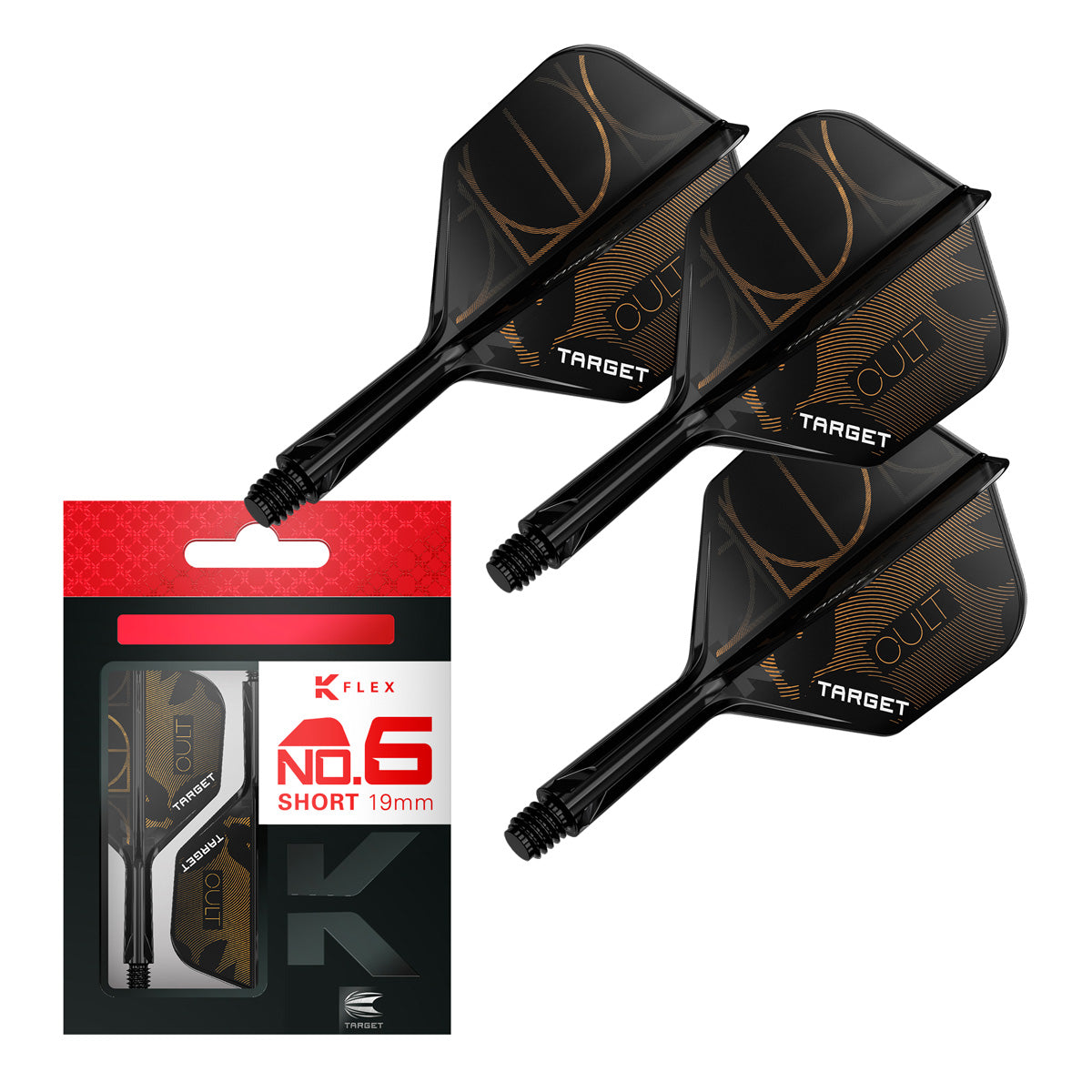Target K-Flex Cult No6 One Piece Dart Flights - view 2