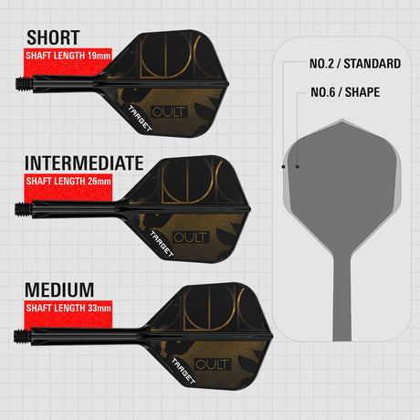 Target K-Flex Cult No6 One Piece Dart Flights - view 4
