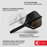 Target K-Flex Cult No6 One Piece Dart Flights - view 12