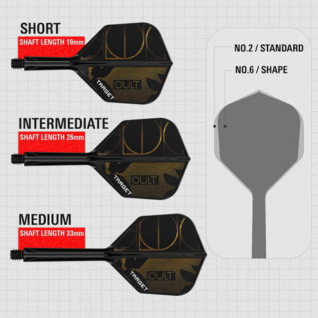 Target K-Flex Cult No6 One Piece Dart Flights - view 16