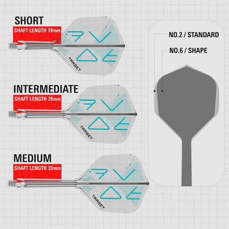 Target K-Flex Rove No6 One Piece Dart Flights - view 4