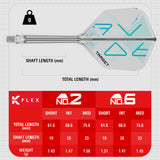 Target K-Flex Rove No6 One Piece Dart Flights - view 17