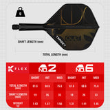 Target K-Flex Cult No2 One Piece Dart Flights - view 5