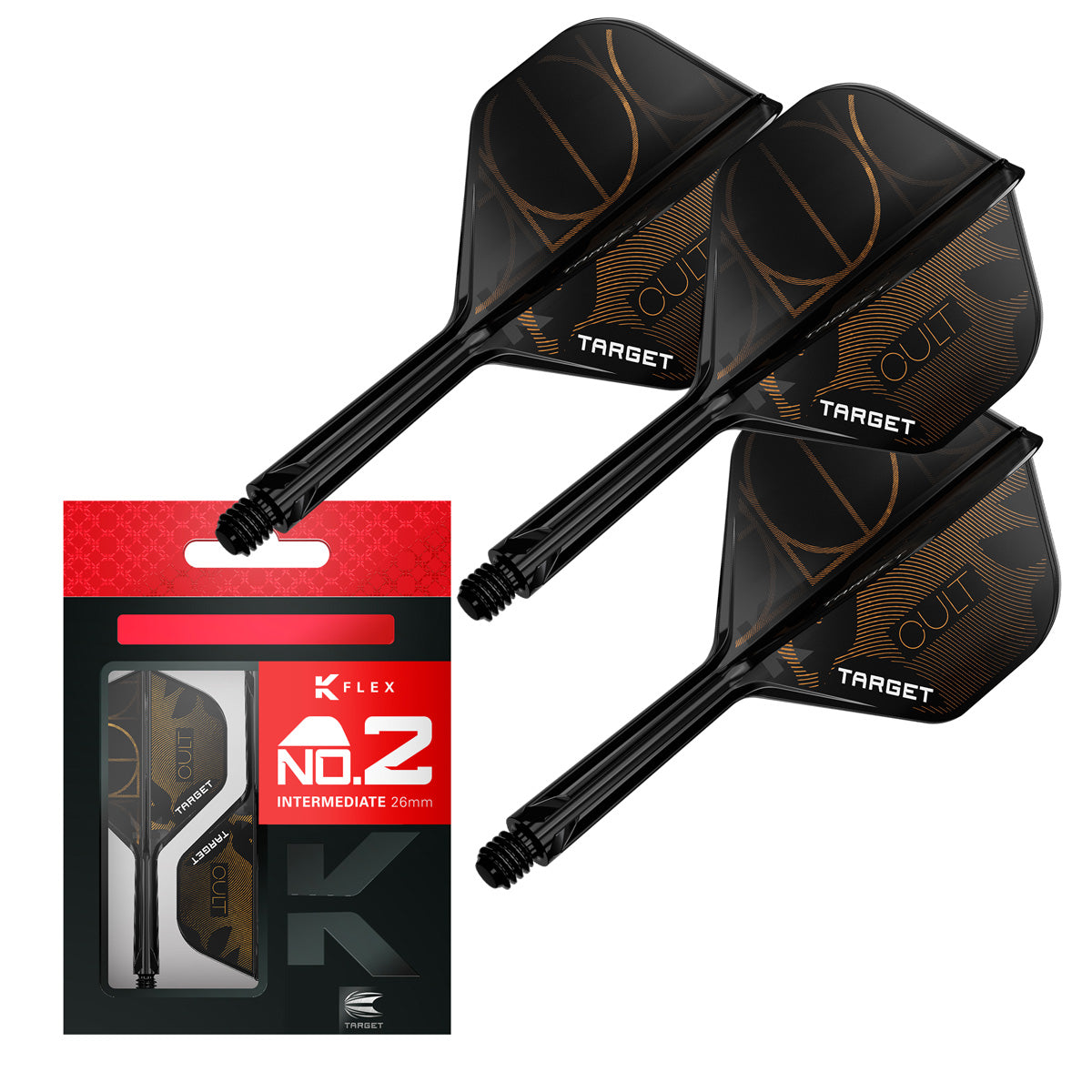 Target K-Flex Cult No2 One Piece Dart Flights - view 8