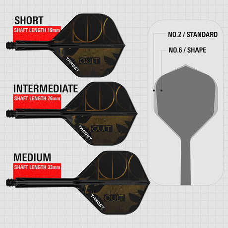 Target K-Flex Cult No2 One Piece Dart Flights - view 10