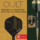 Target K-Flex Cult No2 One Piece Dart Flights - view 15