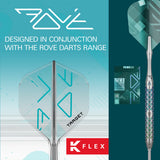 Target K-Flex Rove No2 One Piece Dart Flights - view 3