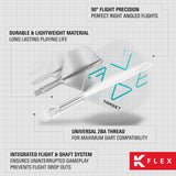 Target K-Flex Rove No2 One Piece Dart Flights - view 6