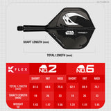 STAR WARS™ | TARGET Mandalorian K-Flex No2 Integrated Flights and Shafts Multipack - view 4