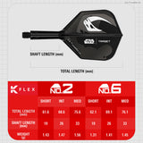 STAR WARS™ | TARGET Mandalorian K-Flex No6 Integrated Flights and Shafts Multipack - view 4