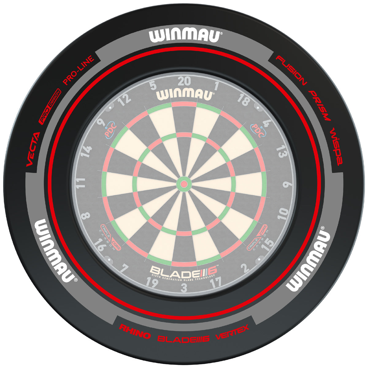 Advance Black & Red Surround by Winmau - view 2