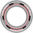 Advance White & Red Surround by Winmau