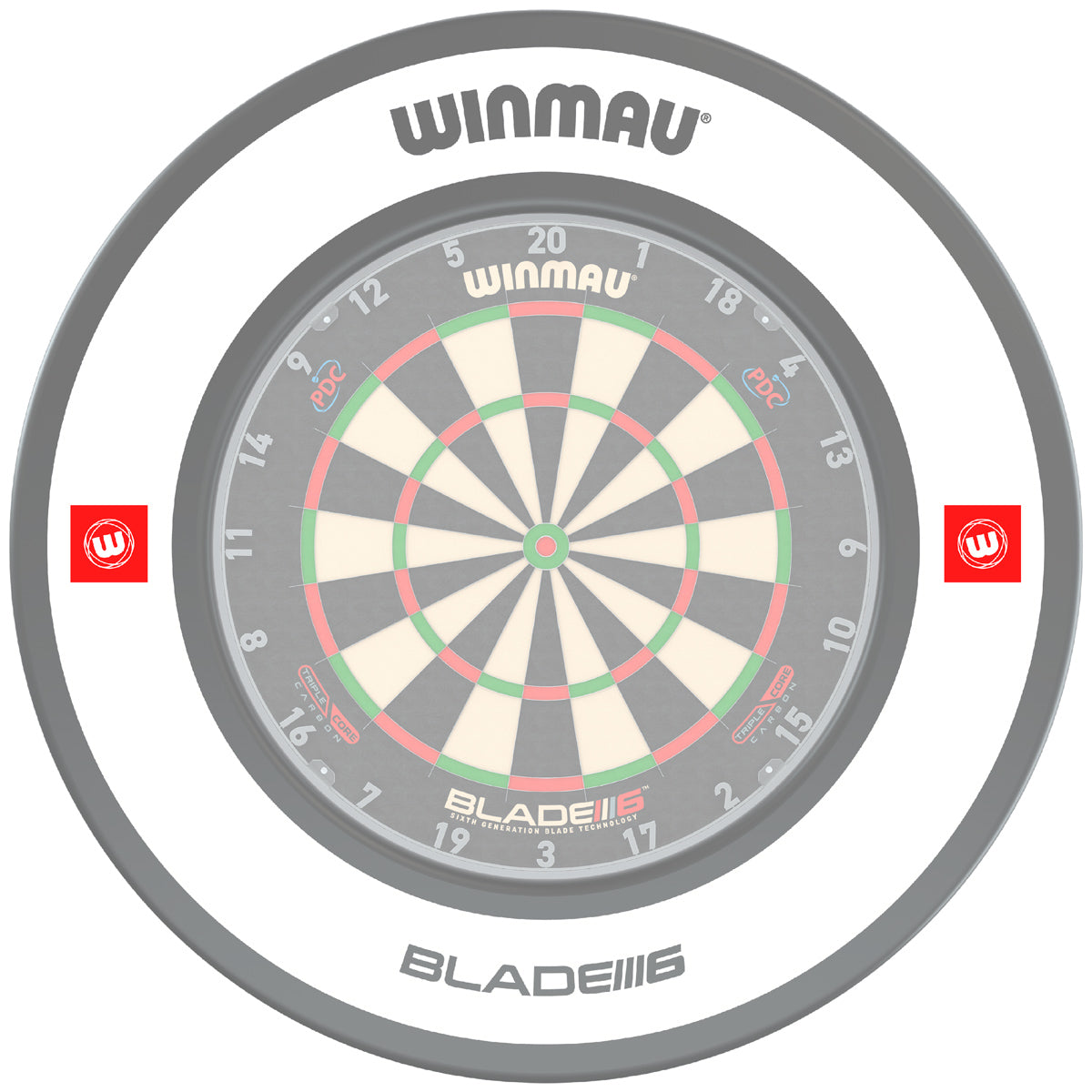 Pro-Line 1.0 White Surround by Winmau - view 2