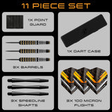 Harrows Vulcan Brass Rubber-Coated Steel Tip Darts - view 4