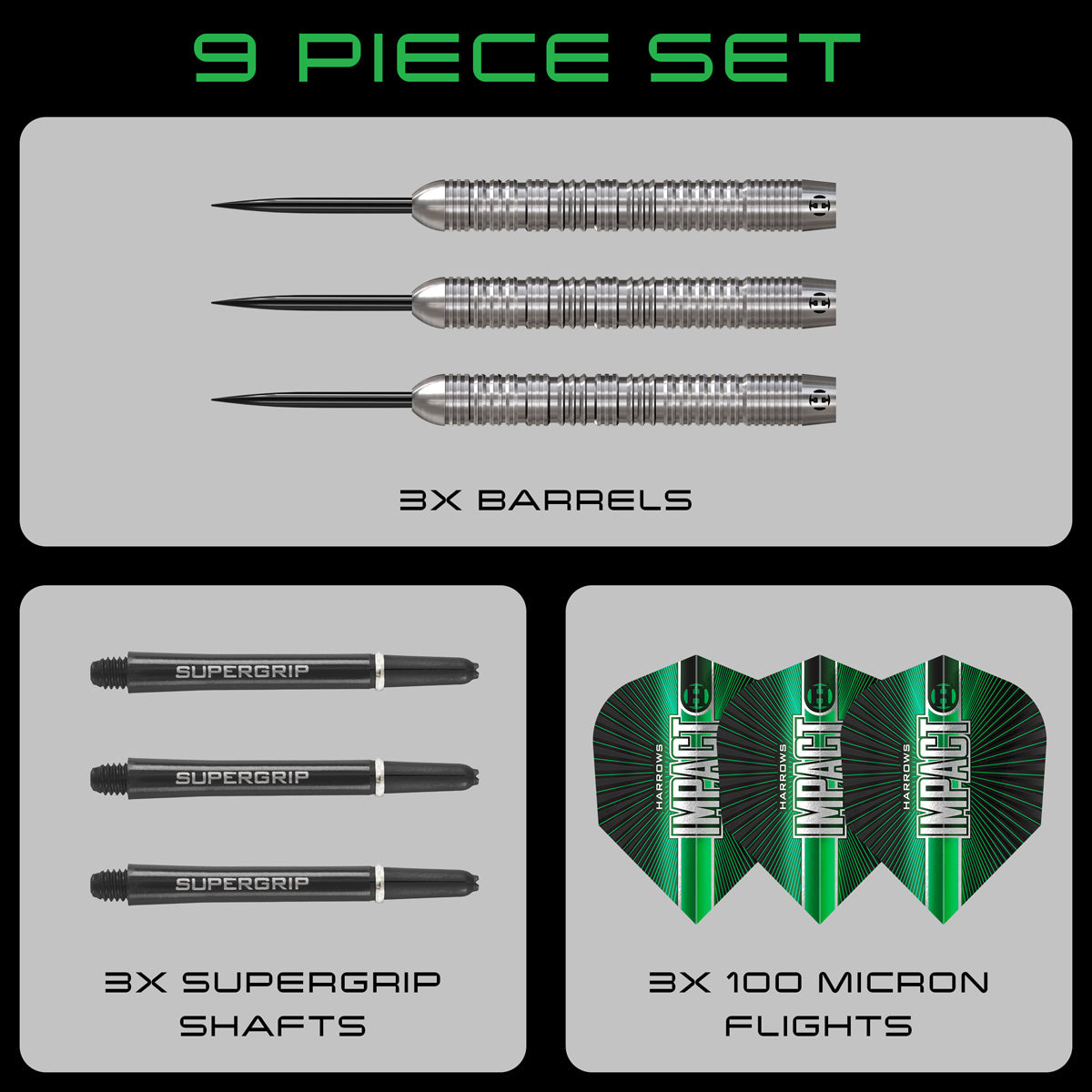 Harrows Impact Tungsten Steel Tip Darts - view 4