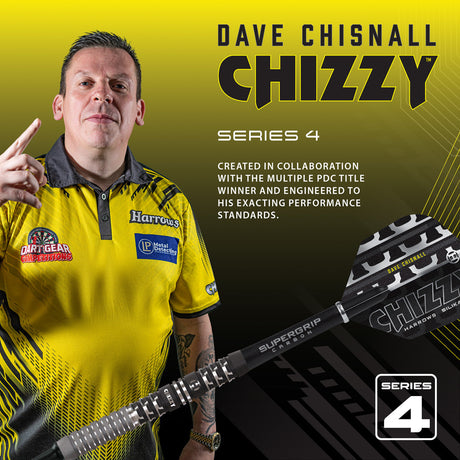 Harrows Dave Chisnall Chizzy Series 4 90% Tungsten Soft Tip Darts - view 4