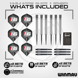Winmau Blade 6 Triple Core Dartboard & Surround Bundle - view 3