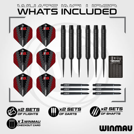 Winmau Blade 6 Dartboard & Surround Bundle - view 3