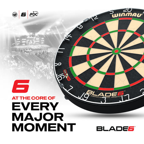Winmau Blade 6 Dartboard & Surround Bundle - view 4