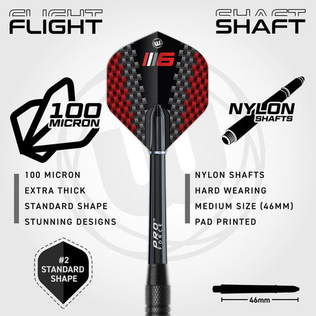 Winmau Blade 6 Dartboard & Surround Bundle - view 9