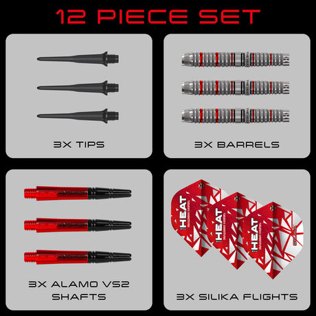 Harrows Damon Heta Series 4 90% Tungsten Soft Tip Darts - view 5