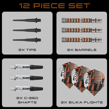 Harrows Luke Woodhouse Series 3 90% Tungsten Soft Tip Darts - view 5