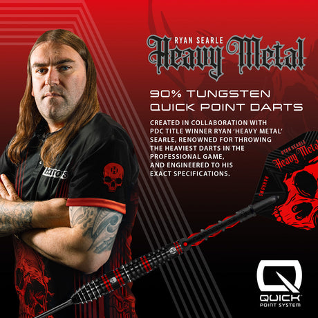 Harrows Ryan Searle Series 1 90% Tungsten QP Steel Tip Darts - view 5