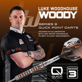 Harrows Luke Woodhouse Series 3 90% Tungsten QP Steel Tip Darts - view 5