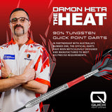 Harrows Damon Heta Series 1 Natural 90% Tungsten QP Steel Tip Darts - view 5