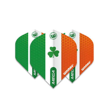 Winmau Mega Standard Ireland Clover Dart Flights (6900.129) [Standard Shape] - view 2