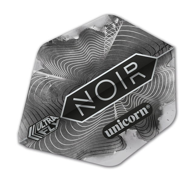 Ultrafly 75 Micron AR2 Shape Noir Organic Dart Flights by Unicorn