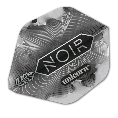 Ultrafly 75 Micron AR1 Shape Noir Organic Dart Flights by Unicorn