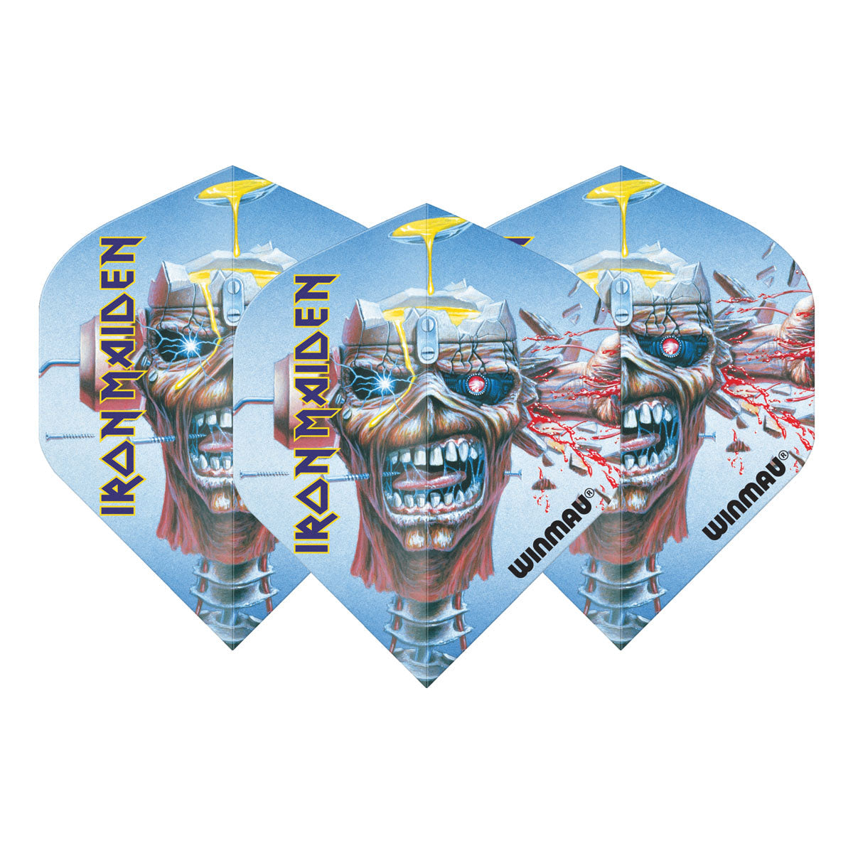 Iron Maiden - Can I Play with Madness 100 micron Standard Dart Flights by Winmau - view 2