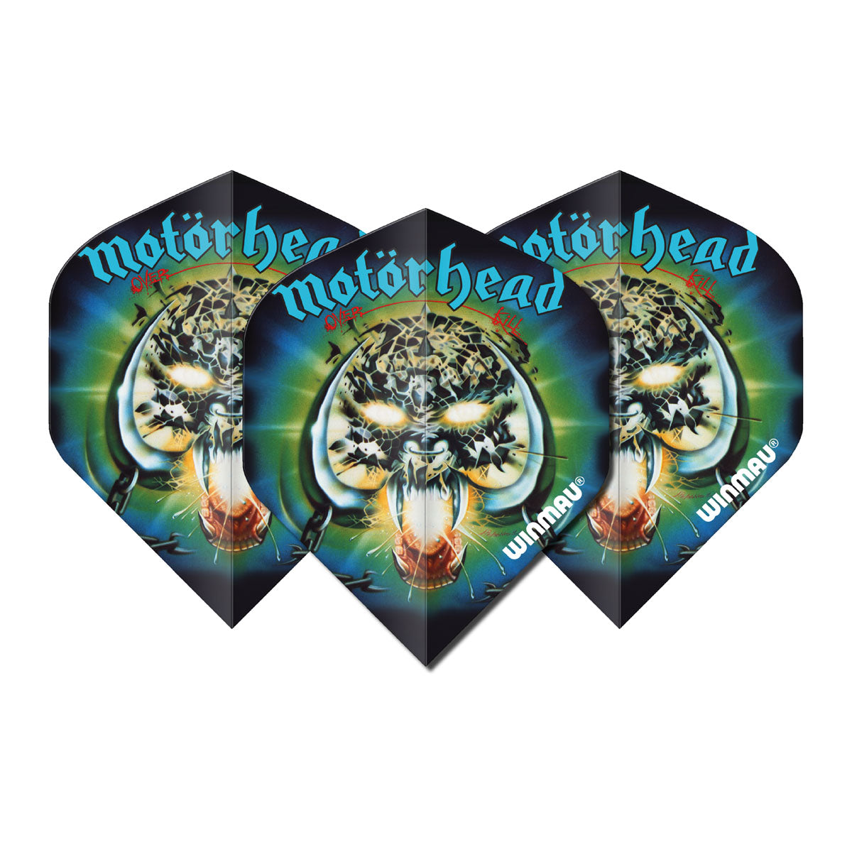 Motorhead - Overkill 100 micron Standard Dart Flights by Winmau - view 2