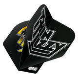 Rock Legends Thin Lizzy Black Dart Flights by Winmau - view 3