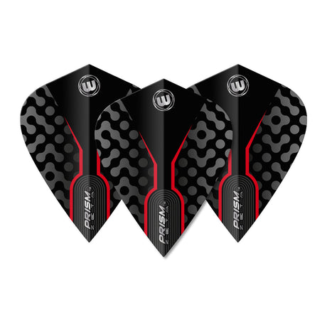 Prism Zeta Black & Red Kite Flight by Winmau - view 2