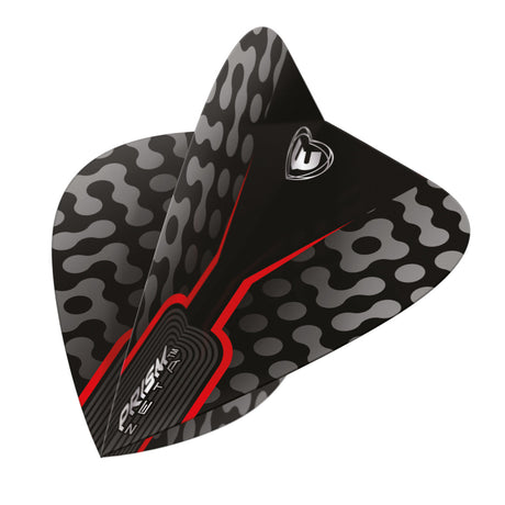 Prism Zeta Black & Red Kite Flight by Winmau - view 3