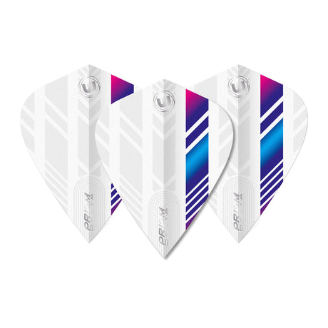 Prism Delta White, Blue & Purple Kite Flight by Winmau - view 2
