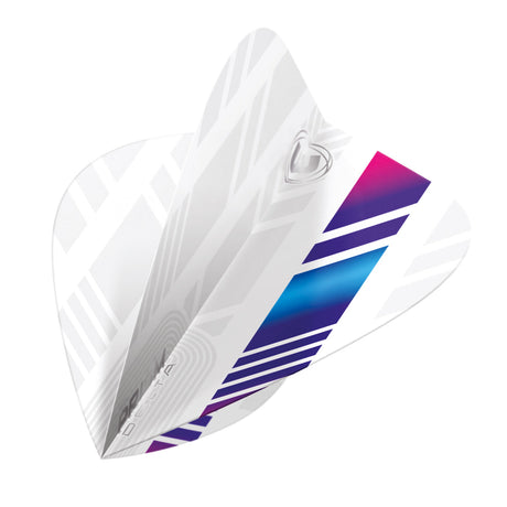 Prism Delta White, Blue & Purple Kite Flight by Winmau - view 3
