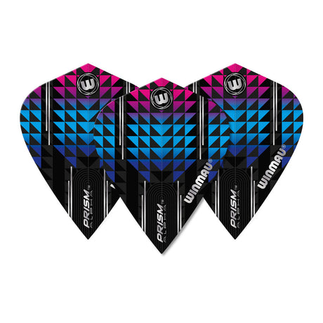 Prism Alpha Black, Blue & Purple Kite Flight by Winmau - view 2
